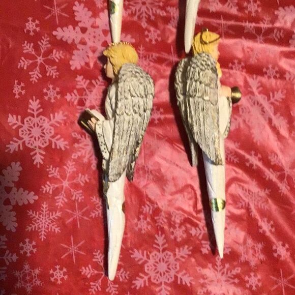 Ornaments set of four angel ornaments - Picture 4 of 5